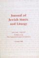 33181 Journal Of Jewish Music and Liturgy 1985-1986 - Vol 8